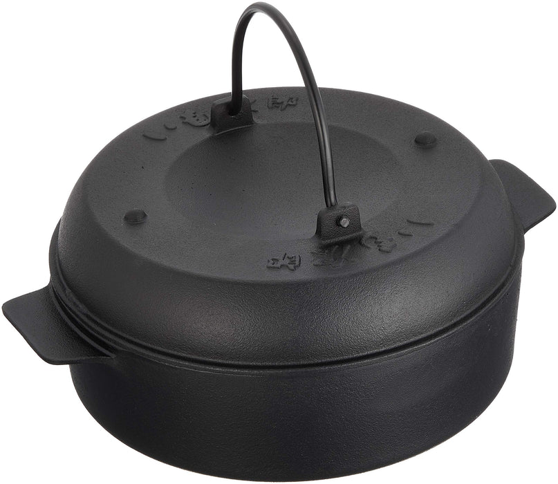 Ikenaga Iron Works 22Cm Japanese Stone Pot for Sweet Potato Roasting - Imojiro-Kiichin - The #1 Place for Japanese Goods in Your Hand!