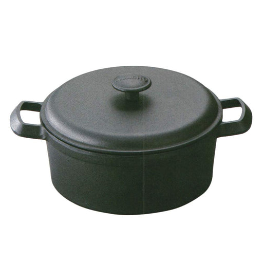 Iwachu 18 Black Baked Ih Compatible Nambu Tekki Stew Pan-Kiichin - The #1 Place for Japanese Goods in Your Hand!