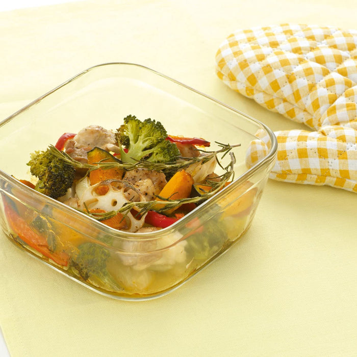 Iwaki Japan 1L White Frozen Oven Microwaveable Storage Container - Kn3247H-W-Kiichin - The #1 Place for Japanese Goods in Your Hand!