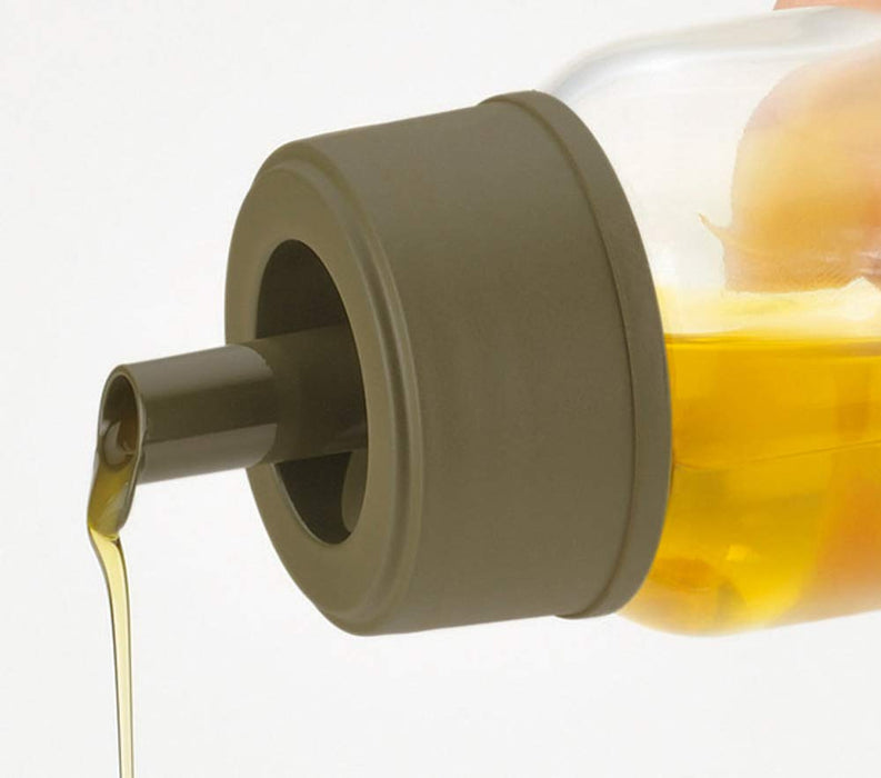 Iwaki Japan 120Ml Black Heat-Resistant Glass Oil Bottle-Kiichin - The #1 Place for Japanese Goods in Your Hand!