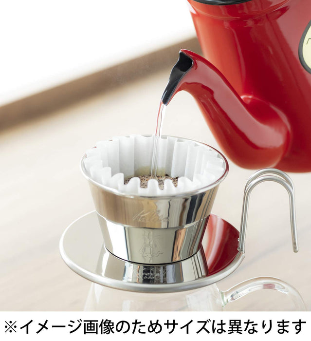 Kalita Wave Stainless Steel Coffee Dripper for 2-4 People - Made in Japan-Kiichin - The #1 Place for Japanese Goods in Your Hand!