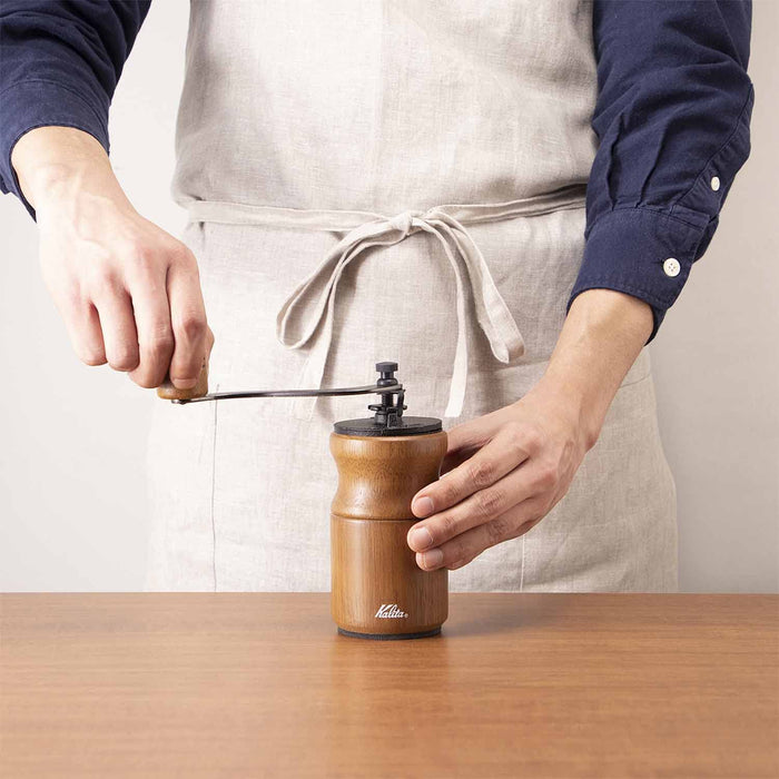 Kalita KH-10 Antique Coffee Grinder - Wooden Hand Grind for Outdoor Camping-Kiichin - The #1 Place for Japanese Goods in Your Hand!