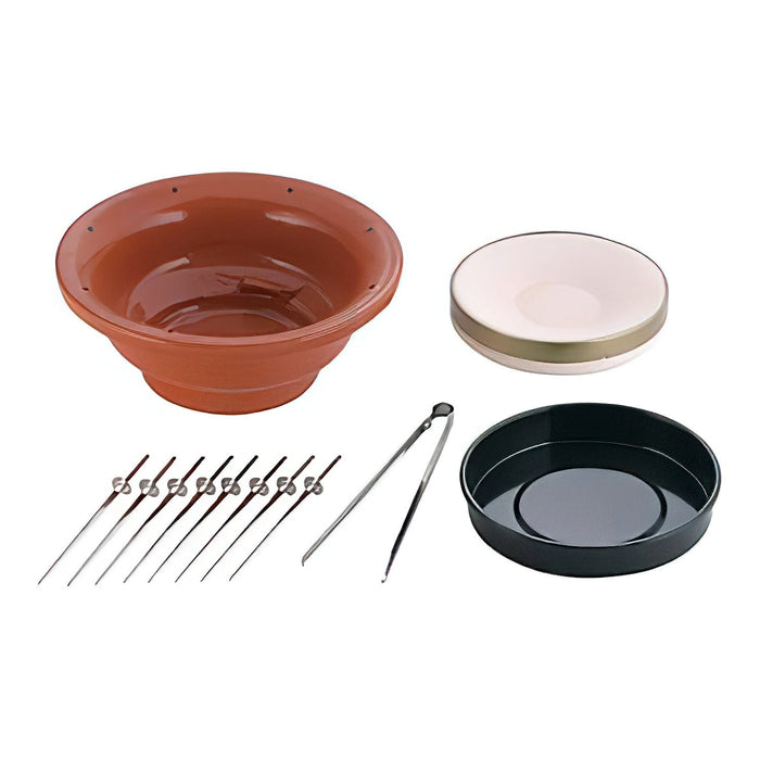 42cm Kinka Ceramic Skewer Charcoal Konro Grill - Premium Quality-Kiichin - The #1 Place for Japanese Goods in Your Hand!