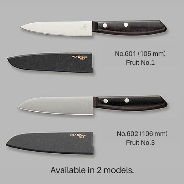 Misono No.602 Molybdenum Fruit Knife with Wooden Saya Sheath - N3-Kiichin - The #1 Place for Japanese Goods in Your Hand!