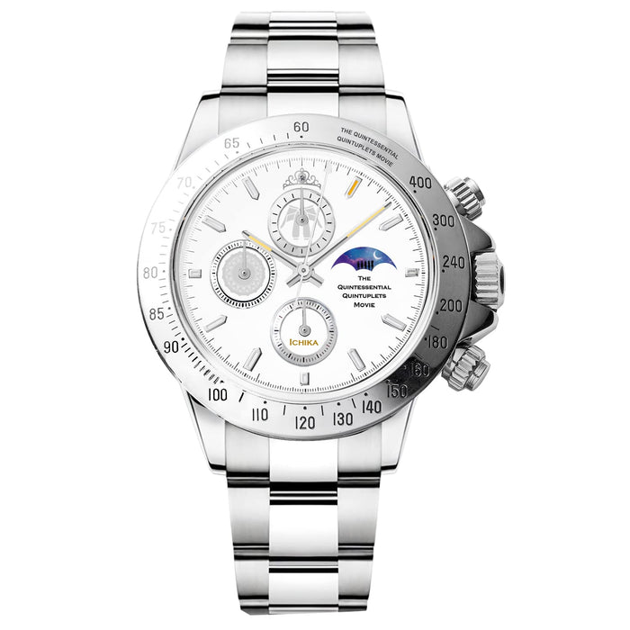 Toei Japan Movie The Quintessential Quintuplet Sun Moon Chronograph Watch - Ichika Nakano Edition-Kiichin - The #1 Place for Japanese Goods in Your Hand!