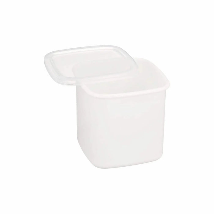 Premium Enamel Square Food Containers With Lid - Noda Horo White Series-Kiichin - The #1 Place for Japanese Goods in Your Hand!