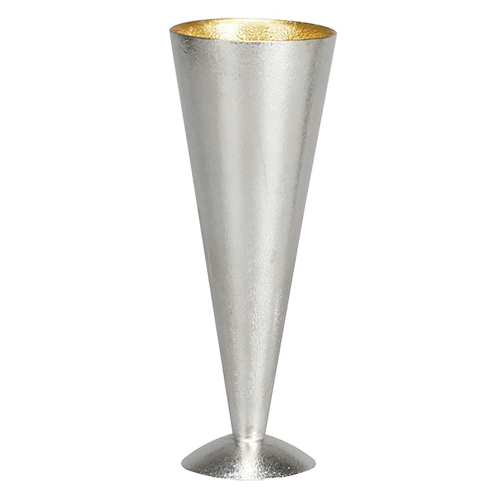 Nousaku Tinware Champagne Glass - Elegant 130ml Glassware for Celebrations-Kiichin - The #1 Place for Japanese Goods in Your Hand!