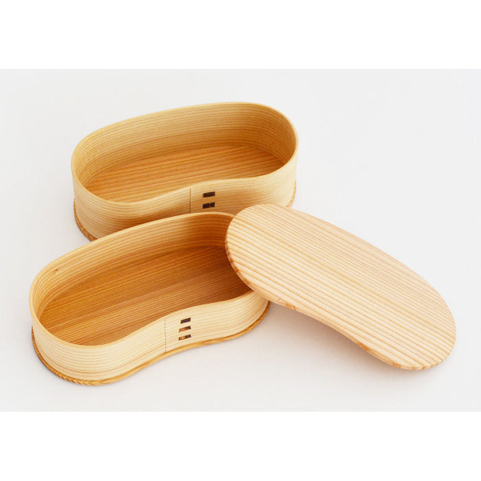 Odate Magewappa Hango Two-Tier Bento Lunch Box - Authentic Japanese Style for On-the-Go Meals-Kiichin - The #1 Place for Japanese Goods in Your Hand!