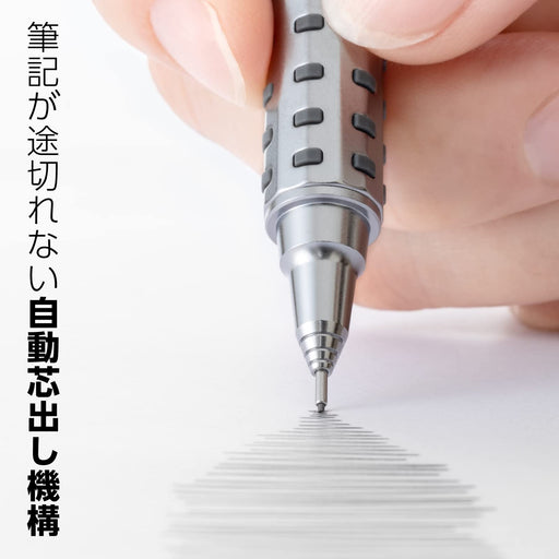 Premium Pentel Olens 0.5mm Gray XPP2005-N Mechanical Pencil - Japanese Craftsmanship-Kiichin - The #1 Place for Japanese Goods in Your Hand!