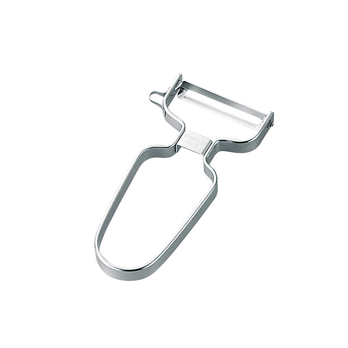 Shimomura Kougyou Ajishokubo Stainless Steel Peeler Asp-660-Kiichin - The #1 Place for Japanese Goods in Your Hand!