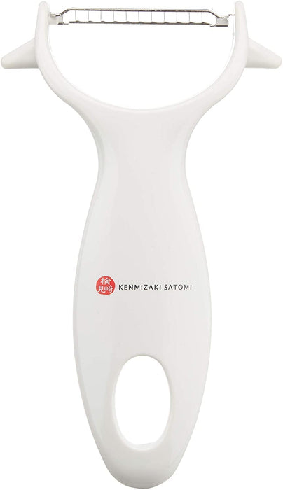 Shimomura Kougyou Kinpira Peeler Kz-618 Japan Tsubame-Sanjo White 75x20x140mm-Kiichin - The #1 Place for Japanese Goods in Your Hand!