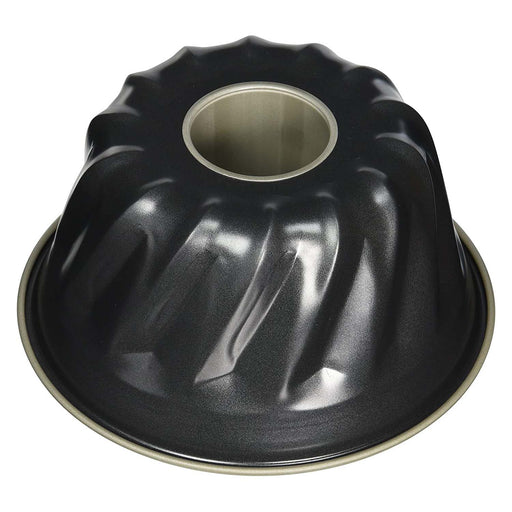 Premium 14cm Shimotori Black Figure Steel Kugelhopf Bundt Cake Pan-Kiichin - The #1 Place for Japanese Goods in Your Hand!