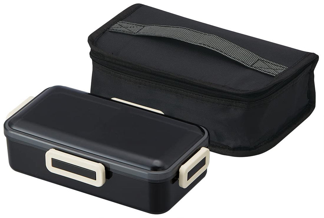 Skater 830ml Bento Box w/Insulated Bag & Antibacterial Lid - Black (KCPFLB8AG-A)-Kiichin - The #1 Place for Japanese Goods in Your Hand!