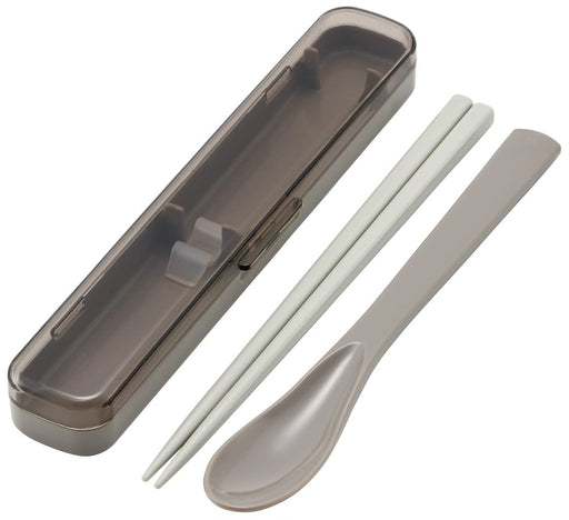 Skater 18cm Spoon Chopsticks Box Set Antibacterial Mauve Gray Cac1Aag-A-Kiichin - The #1 Place for Japanese Goods in Your Hand!