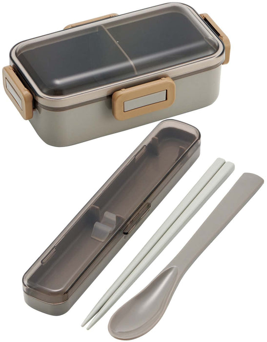 Skater 18cm Spoon Chopsticks Box Set Antibacterial Mauve Gray Cac1Aag-A-Kiichin - The #1 Place for Japanese Goods in Your Hand!