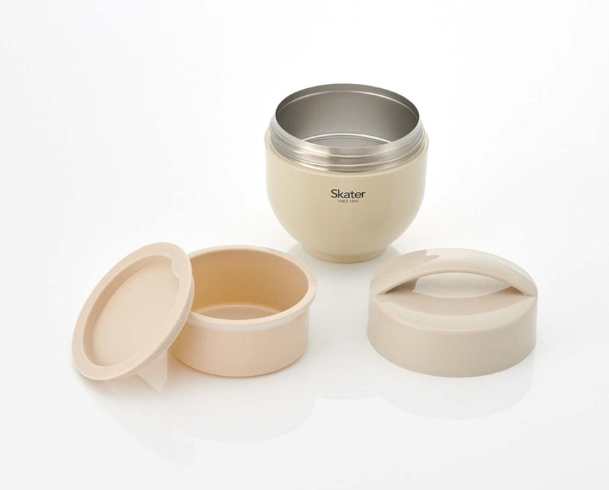 Skater 540ml Insulated Lunch Box Bowl LDNC6AG Gray-Kiichin - The #1 Place for Japanese Goods in Your Hand!