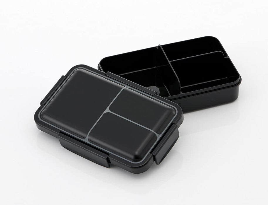 of title Skater Lunch Box Antibacterial LeakProof Dividers 850ml LargeCapacity Black Palt9Ag-A-Kiichin - The #1 Place for Japanese Goods in Your Hand!