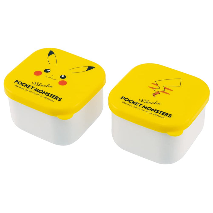 Skater Japan Pikachu Face Mini Seal Container Set - 160ml (2 Pack)-Kiichin - The #1 Place for Japanese Goods in Your Hand!