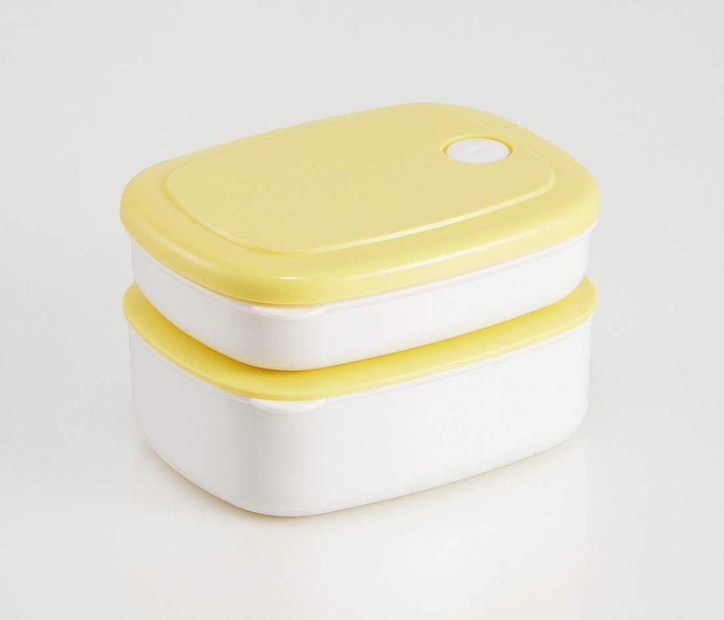 Skater 400Ml Pastel Yellow Frozen Storage Container - Made In Japan-Kiichin - The #1 Place for Japanese Goods in Your Hand!