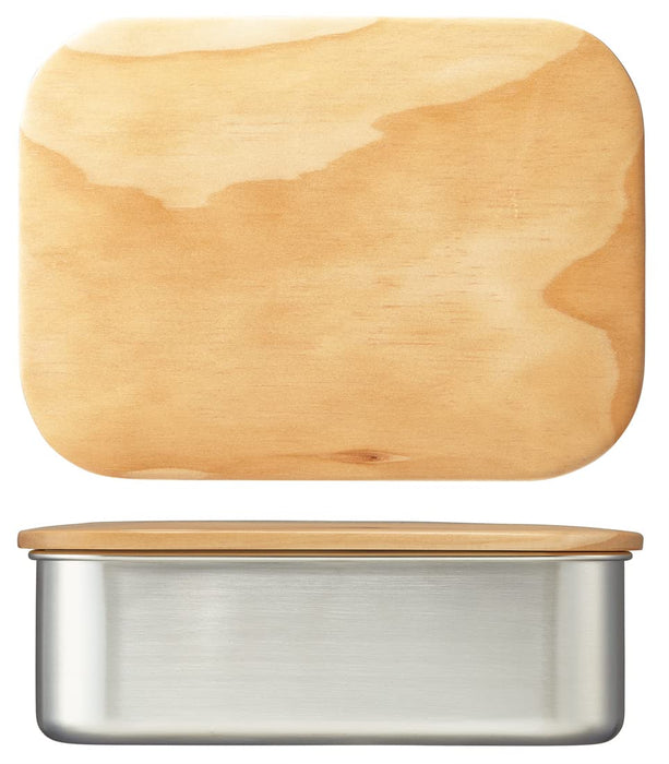 Skater STLB11B-A Stainless Steel Lunch Box 1 Tier 1030ml Large-Kiichin - The #1 Place for Japanese Goods in Your Hand!