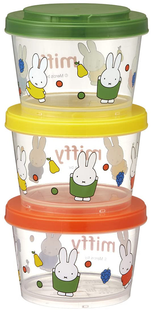 Skater Japan 3P 240Ml Miffy Side Dish Container-Kiichin - The #1 Place for Japanese Goods in Your Hand!