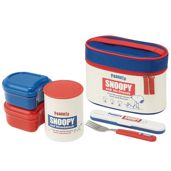 Skater Japan Retro Snoopy Peanuts Thermal Bento Box Lunch Jar 560Ml-Kiichin - The #1 Place for Japanese Goods in Your Hand!