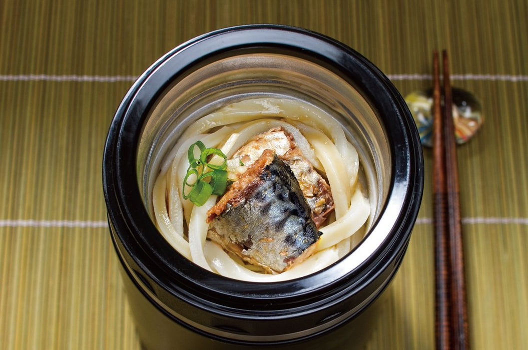 Skater Japan Large Capacity Dark Wood Lunch Pot - 520ml Thermal Soup Jar-Kiichin - The #1 Place for Japanese Goods in Your Hand!