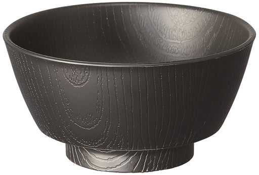 Skater Wood Grain Soup Bowl 330ml Black Japan NBLS2-Kiichin - The #1 Place for Japanese Goods in Your Hand!