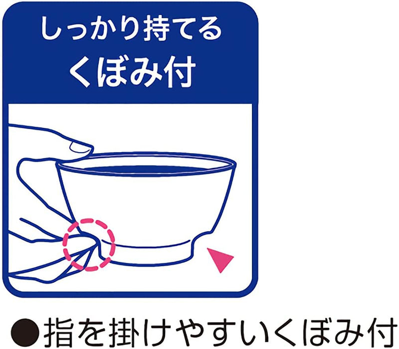 Skater Wood Grain Soup Bowl 330ml Cream Japan NBLS2-Kiichin - The #1 Place for Japanese Goods in Your Hand!