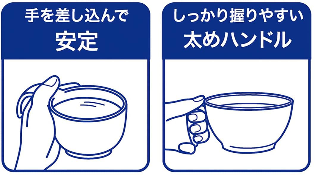 Skater Wood Grain Soup Bowl 340ml w/Handle Cream Japan NBL2H-Kiichin - The #1 Place for Japanese Goods in Your Hand!