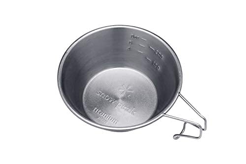 Snow Peak Japan Titanium Sierra Cup - Lightweight and Durable Outdoor Mug-Kiichin - The #1 Place for Japanese Goods in Your Hand!