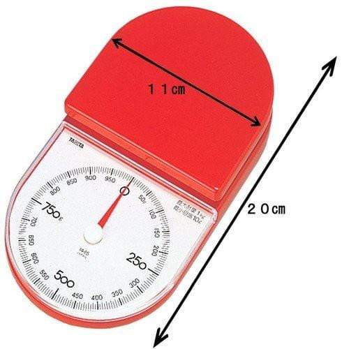 Tanita 1Kg Red Mechanical Kitchen Scale - Imported from Japan-Kiichin - The #1 Place for Japanese Goods in Your Hand!