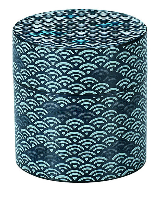 Tatsumiya Japan 36540 Small Seigaiha Tea Canister - Premium Quality-Kiichin - The #1 Place for Japanese Goods in Your Hand!