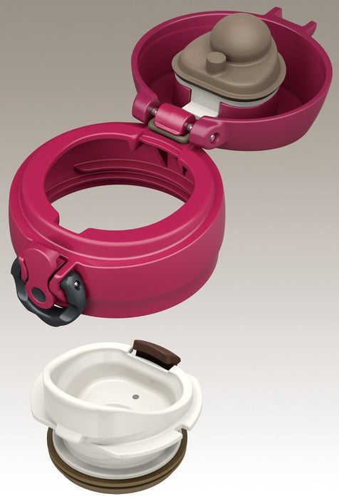 Thermos 0.6L Vacuum Insulated Water Bottle Mug - Garnet Red Jnl-602 Gr-Kiichin - The #1 Place for Japanese Goods in Your Hand!