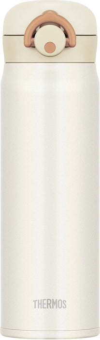 Thermos Japan 500ml Cream White Vacuum Insulated Water Bottle-Kiichin - The #1 Place for Japanese Goods in Your Hand!