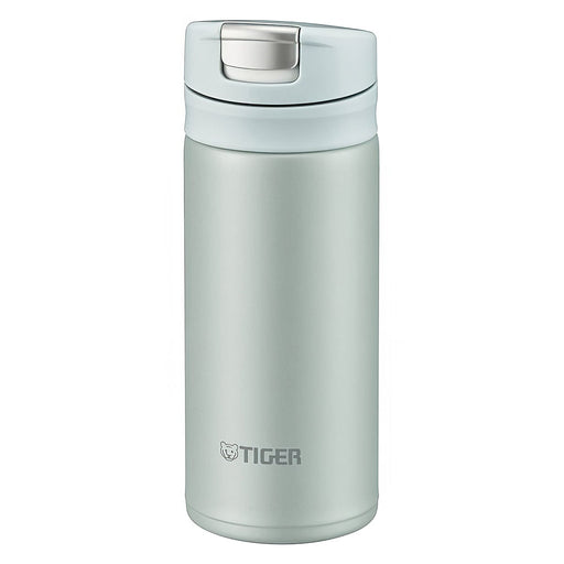 Green Stainless Steel Water Bottle - Tiger One Touch Mug Bottle 220ml-Kiichin - The #1 Place for Japanese Goods in Your Hand!