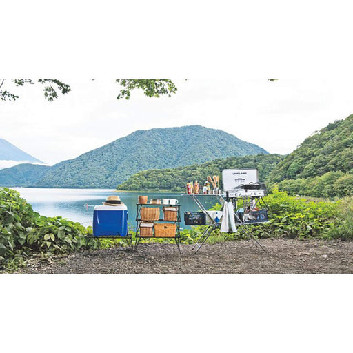 Uniflame 611616 Field Rack - Japanese Made, Black-Kiichin - The #1 Place for Japanese Goods in Your Hand!