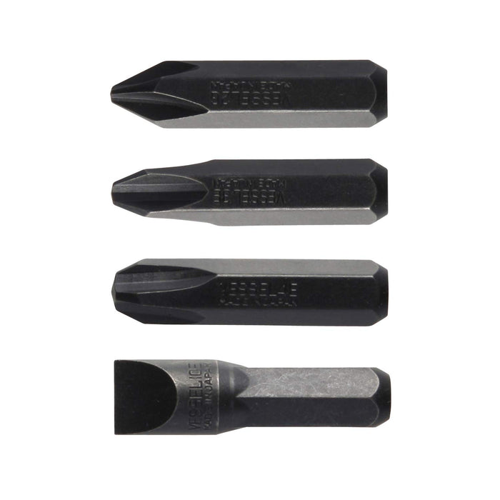 Vessel BS2500 Impact Driver Bit Set 4pcs-Kiichin - The #1 Place for Japanese Goods in Your Hand!