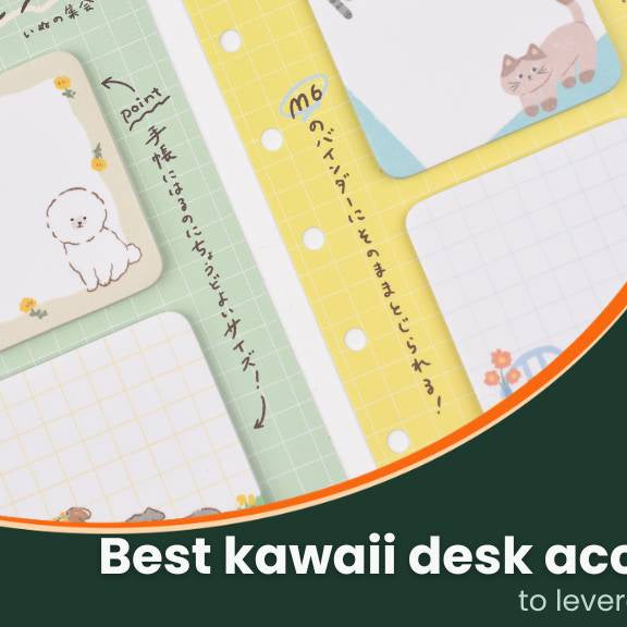 kawaii desk accessories