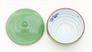 24to3 Nishitomi Ceramics Hasami Ware Green Glaze Cherry Blossom Tea Cup
