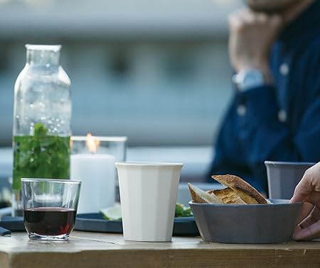 KINTO    Alfresco Tumbler 360ml Black Dishwasher Safe Outdoor Cup 20704
