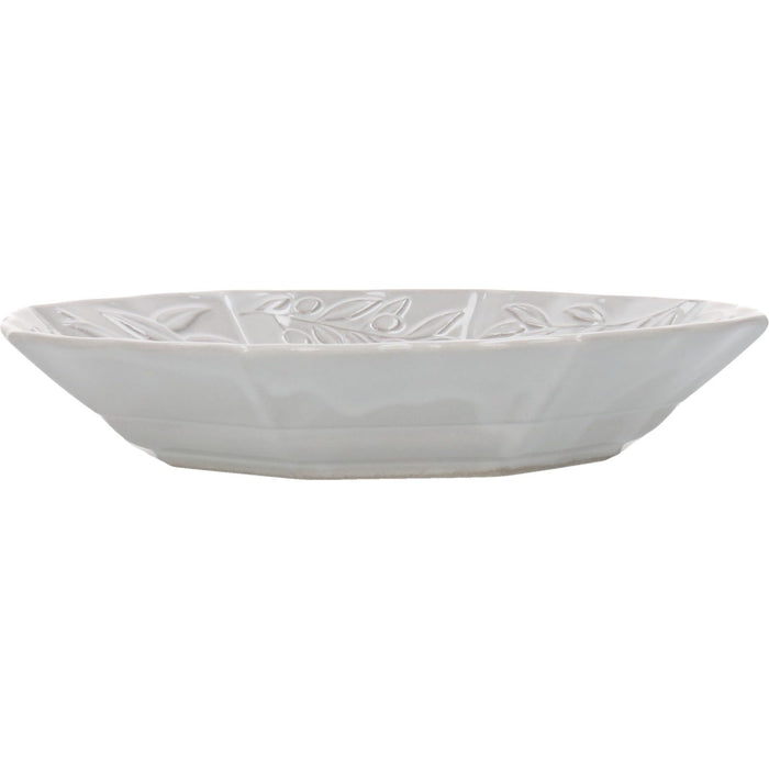 Aito Olive Plate Set 17cm White Seto Ware Microwave Dishwasher Safe Japan Made