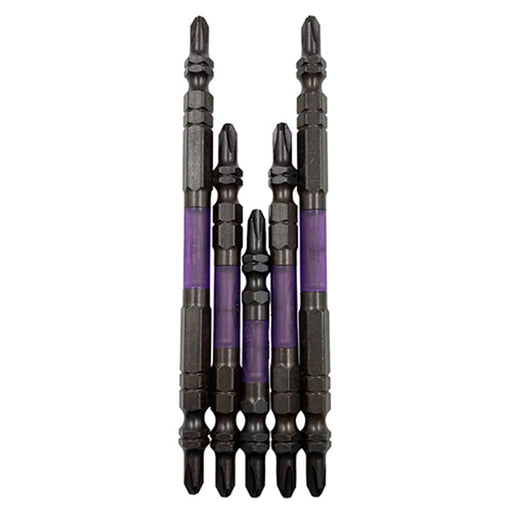 Anex Tool Black Dragon Tough Bit Set of 5 Double Headed Slim - ABR5-01-Kiichin - The #1 Place for Japanese Goods in Your Hand!
