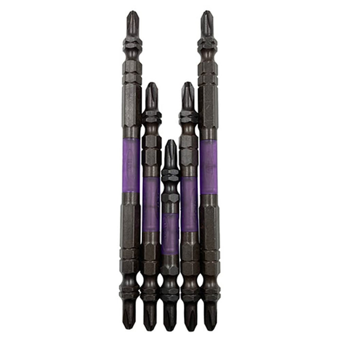 Anex Tool Black Dragon Tough Bit Set of 5 Double Headed Slim - ABR5-01-Kiichin - The #1 Place for Japanese Goods in Your Hand!