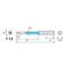 Anex T10X65 Single Head Hex Lobe Color Bit Tool with Hole Actx-1065-Kiichin - The #1 Place for Japanese Goods in Your Hand!