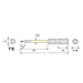 Anex T4X65 Hexlobe Single Head Color Bit No Hole Tool ACTX-0465-Kiichin - The #1 Place for Japanese Goods in Your Hand!