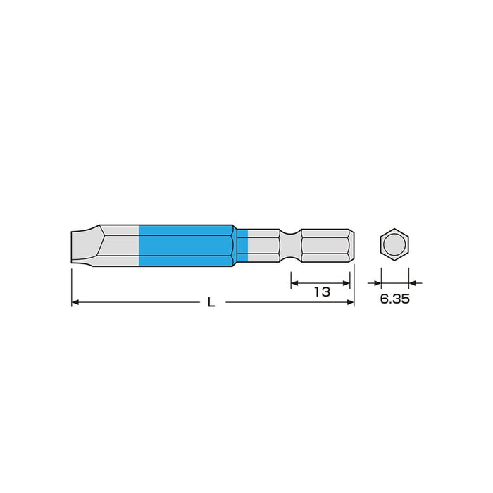 Anex Single Head Color Bit -8 X 65 Acmm1-8065 Tool-Kiichin - The #1 Place for Japanese Goods in Your Hand!