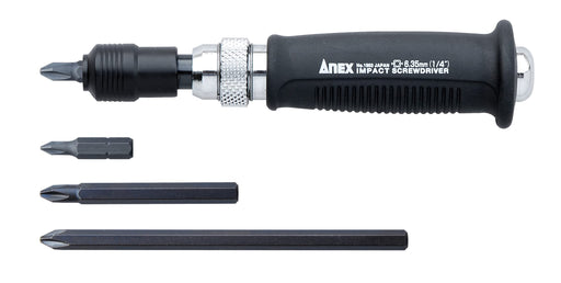 Anex Tool Impact Driver Mini Type 6.35mm Drive Angle Set of 4 Bits No.1903-S-Kiichin - The #1 Place for Japanese Goods in Your Hand!