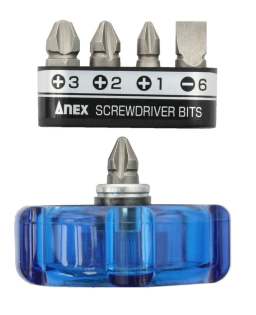 Anex Stool Starby Interchangeable Wide Handle Bit Set No.62 5 Pieces 12 Sets-Kiichin - The #1 Place for Japanese Goods in Your Hand!