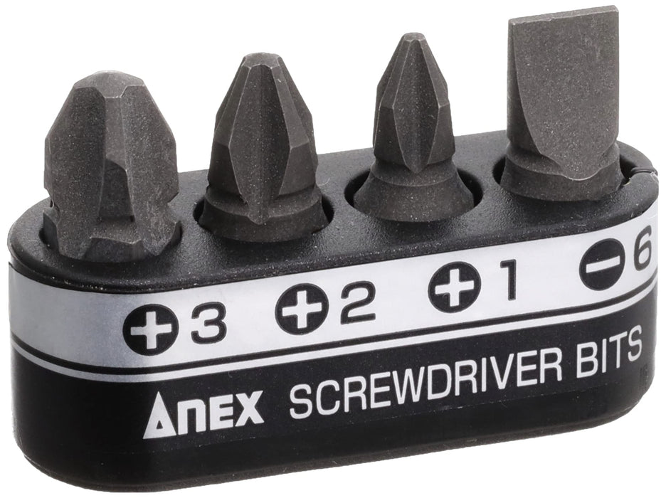 Anex Stool Starby Interchangeable Wide Handle Bit Set No.62 5 Pieces 12 Sets-Kiichin - The #1 Place for Japanese Goods in Your Hand!